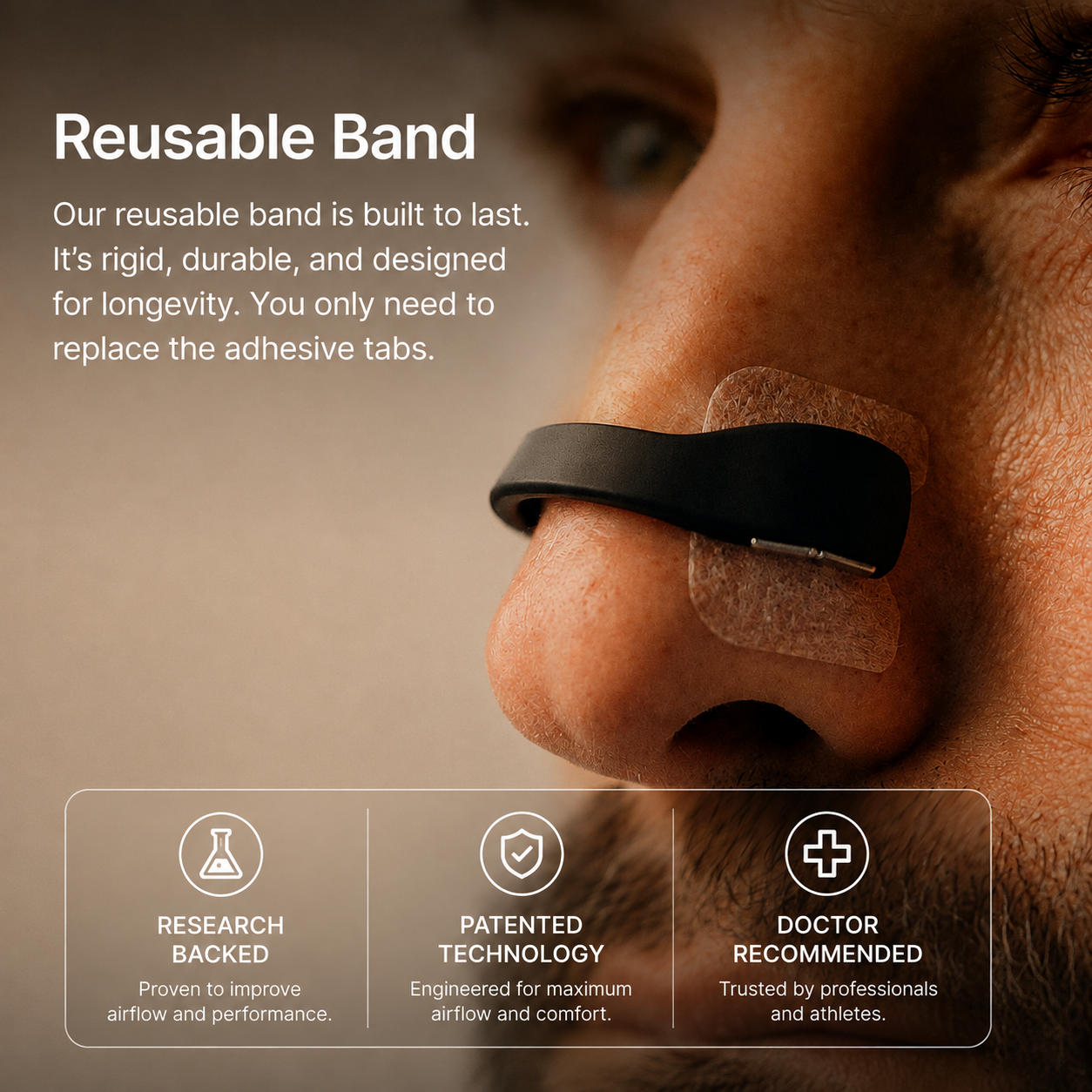 Elevate AirFlow™ Magnetic Nasal Dilator
